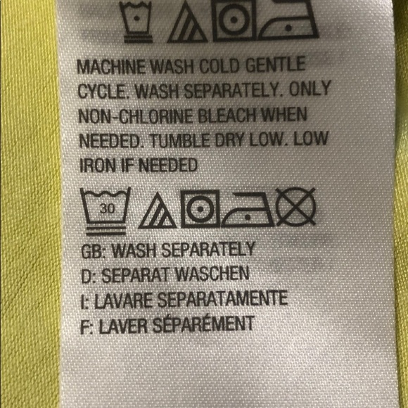 H for Halston asymmetrical sheer lined top - Picture 9 of 10